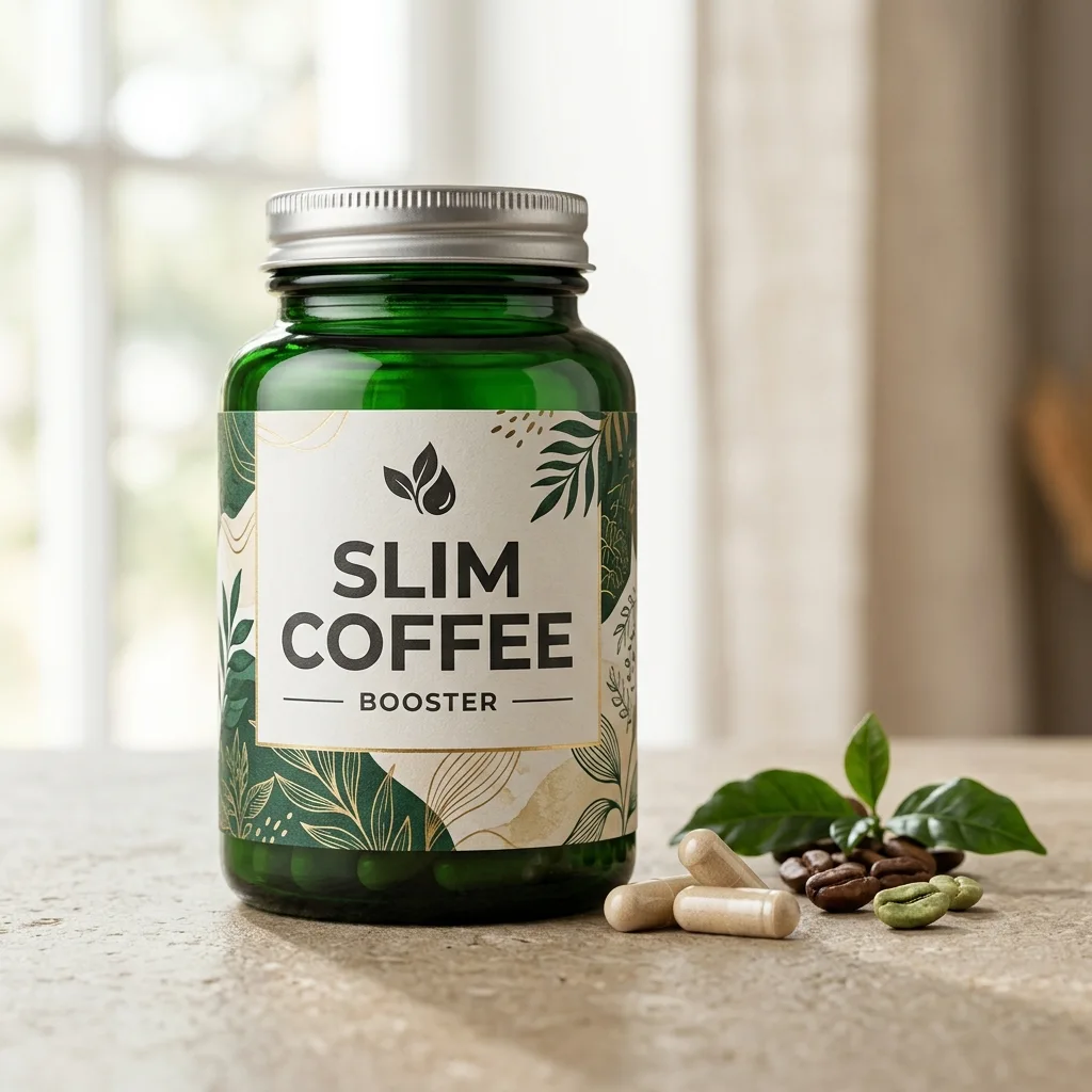 Slim Coffee Booster plant extract supplement box product render